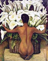 Nude with Calla Lilies